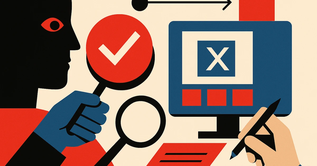 Agency media buyer reviewing a structured creative testing framework across client campaigns