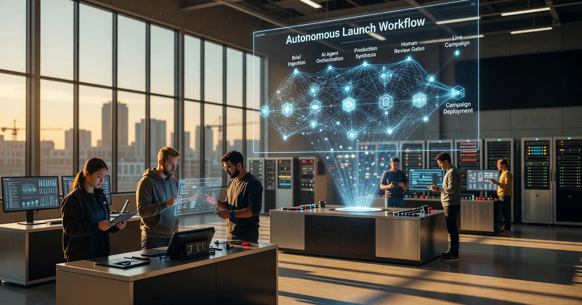 From Brief to Live Campaign: The Autonomous Launch Workflow