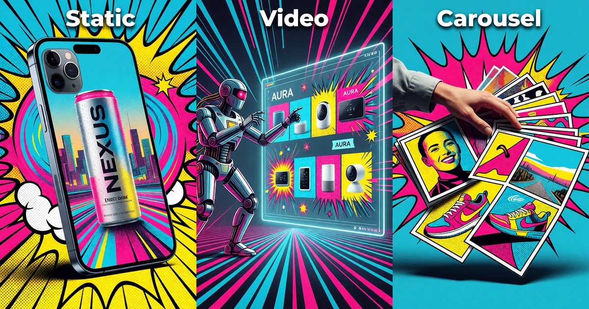 Static, Video, and Carousel: How AI Manages Creative Formats
