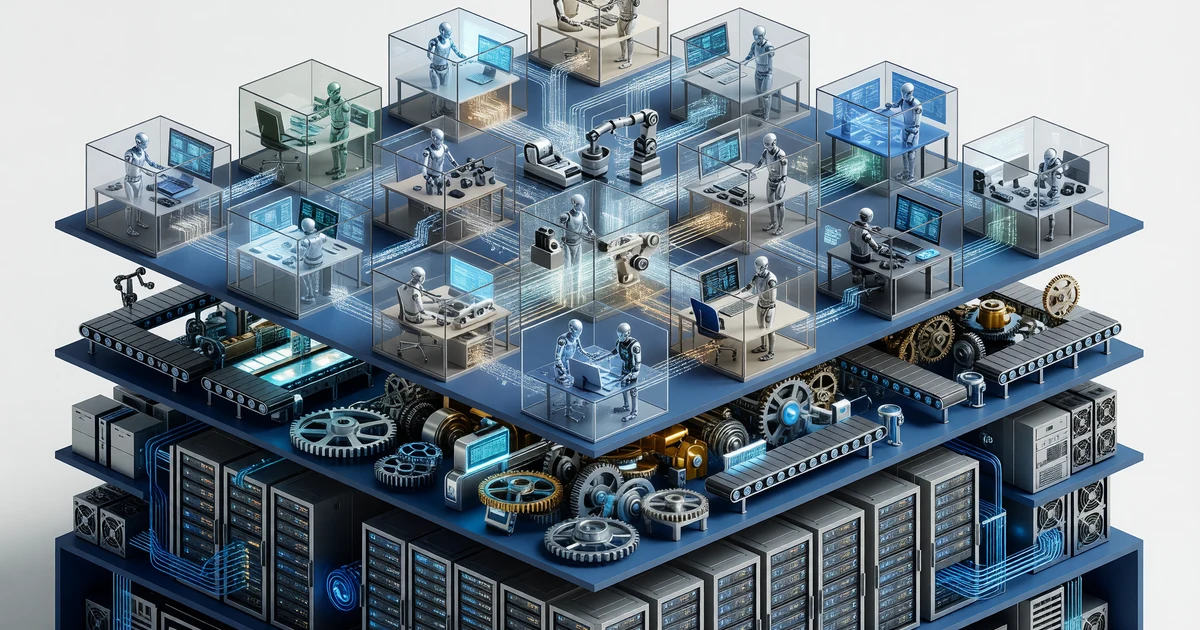Autonomous AI agents working across interconnected business systems representing the agentic economy transformation