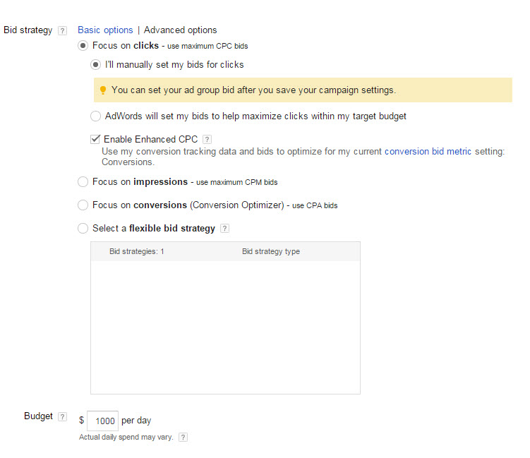 Display Campaign Creation 2