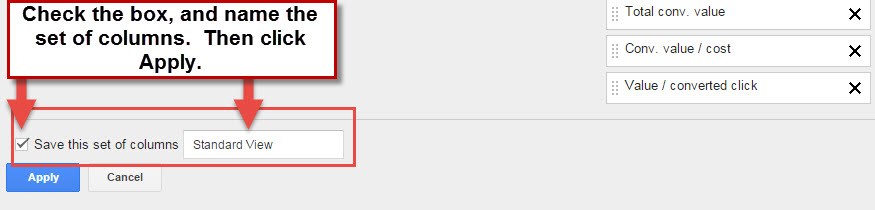 Custom Columns Saving