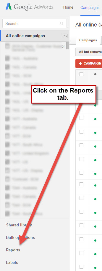 Reports Tab